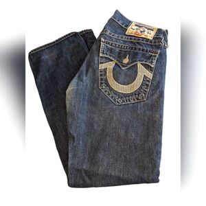 True Religion vintage straight denim‎ jeans size 32